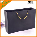 China black golden three stranded rope paper shopper bag